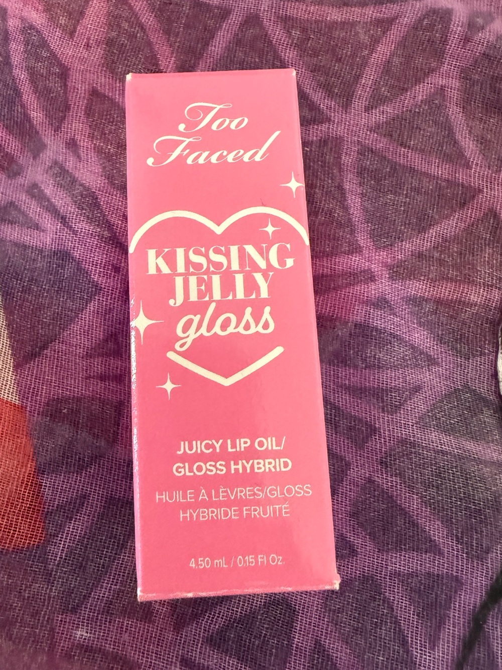 Too Faced Kissing Jelly Glass lip oil brand new